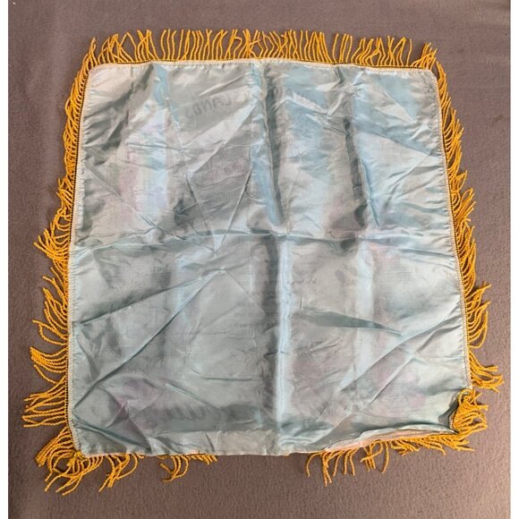 Vintage Hawaiian Islands Souvenir Pillow Cover w/ Fringe - Picture 5 of 9